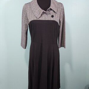 Homeyee Junior’s/Women’s Colorblock Lapel Career Tunic Dress XL
Lot K